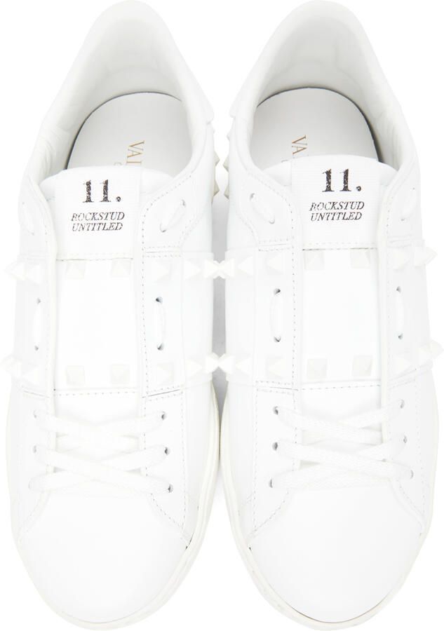 Valentino Garavani White Rockstud Untitled Sneakers