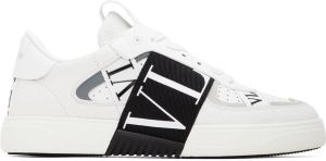 Valentino Garavani White & Black VL7N Low-Top Sneakers