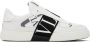 Valentino Garavani White & Black 'VLTN' Low-Top Sneakers - Thumbnail 1