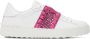 Valentino Garavani White & Pink Rockstud Untitled Sneakers - Thumbnail 1