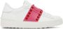 Valentino Garavani White & Pink Untitled Open Sneakers - Thumbnail 1