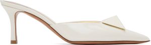 Valentino Garavani White One Stud Heels
