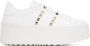 Valentino Garavani White Rockstud Untitled Flatform Sneakers - Thumbnail 1
