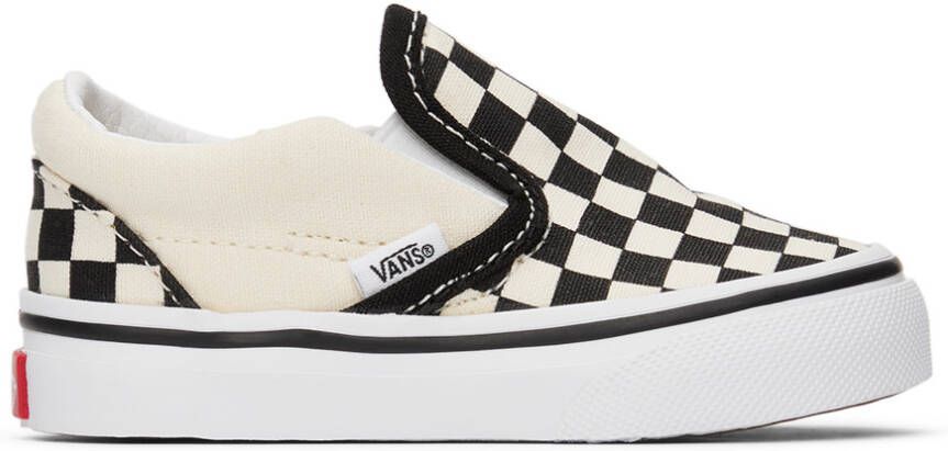 Vans Baby Black & Off-White Classic Slip-On Sneakers