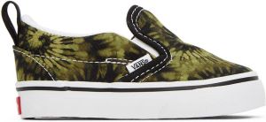 Vans Baby Green Slip-On V Sneakers