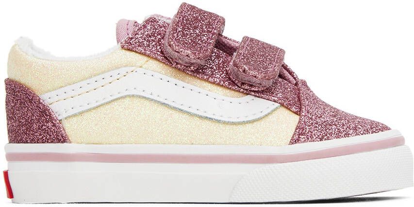 Vans Pink & Off-White Old Skool V Sneakers - Dressed.com