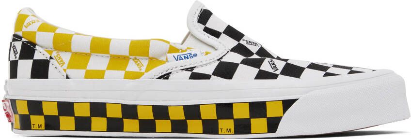 Vans Black & White OG Classic Slip-On LX Sneakers