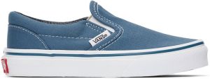 Vans Kids Blue Classic Slip-On Little Kids Sneakers