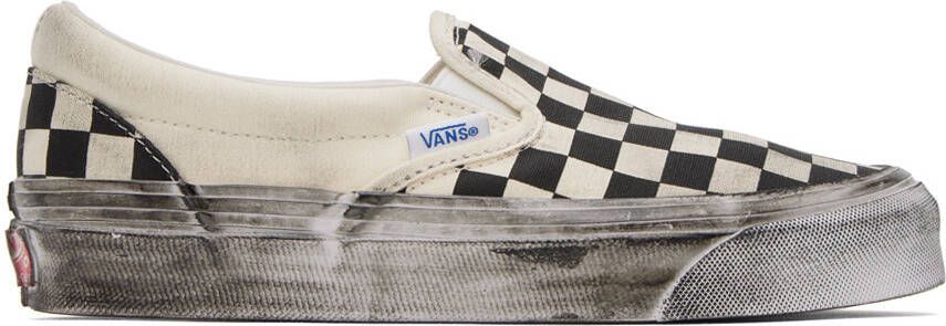 Vans Off-White OG Classic Slip-On LX Stressed Sneakers