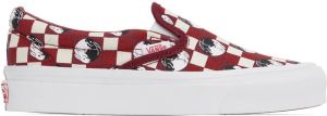 Vans Red & Off-White Billy's Edition OG Classic Slip-On LX Sneakers