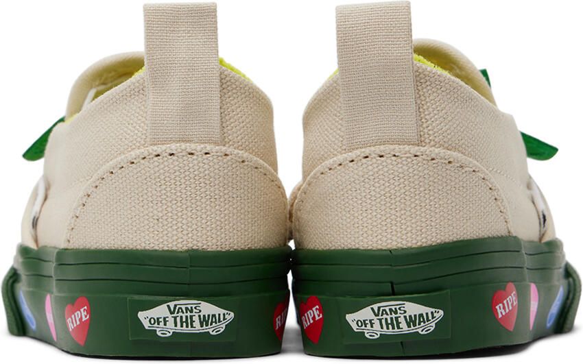 Vans Baby Off-White Slip-On V Cado Sneakers