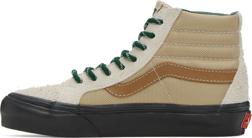 Vans Beige Sk8-Hi Reissue Sneakers - Picture 3