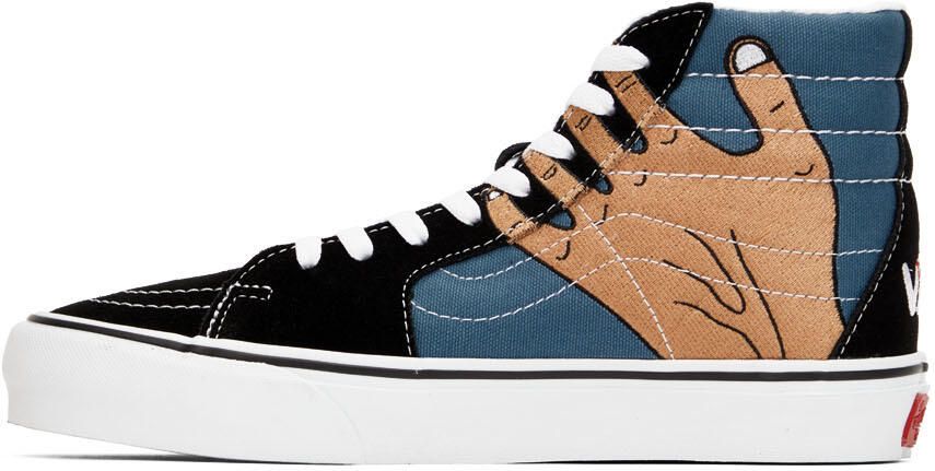 Vans Black & Blue Imran Potato Edition SK8-Hi VR3 LX Sneakers - Picture 3