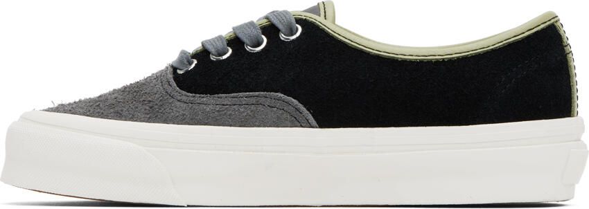 Vans Black & Gray OG Authentic LX Sneakers - Picture 3