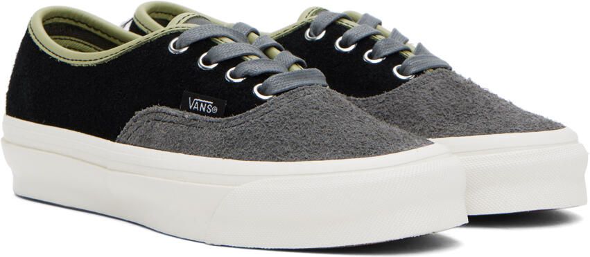Vans Black & Gray OG Authentic LX Sneakers - Picture 2