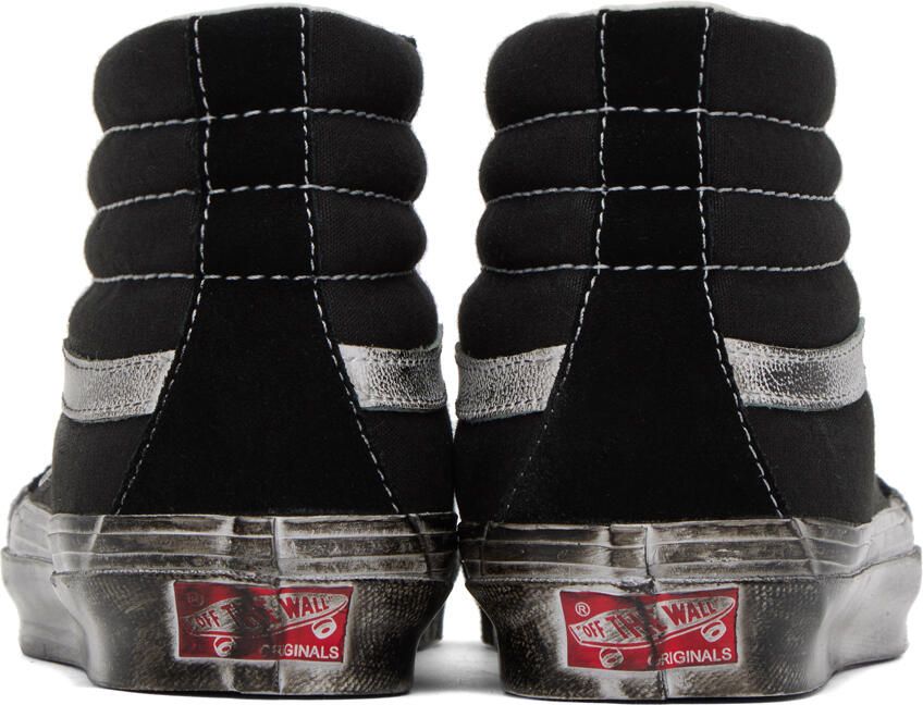Vans Black OG SK8-Hi LX Stressed Sneakers