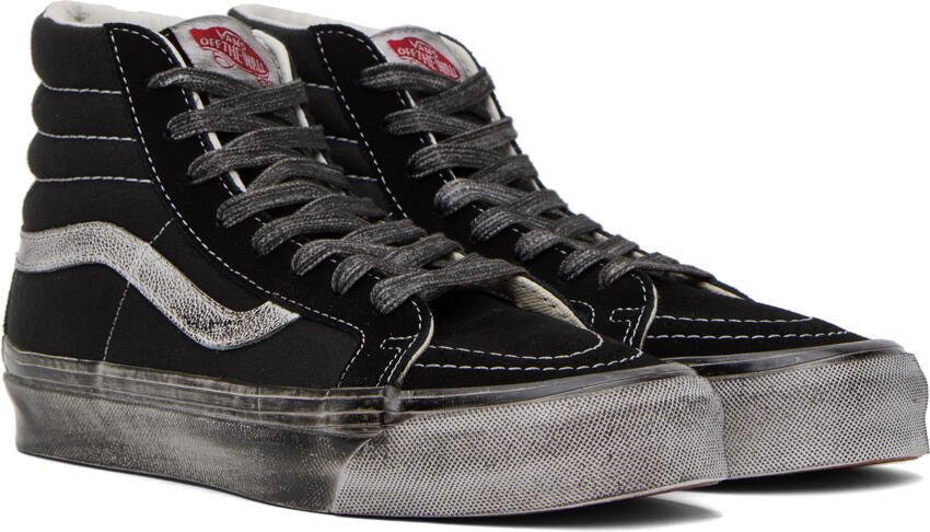 Vans Black OG SK8-Hi LX Stressed Sneakers - Picture 3