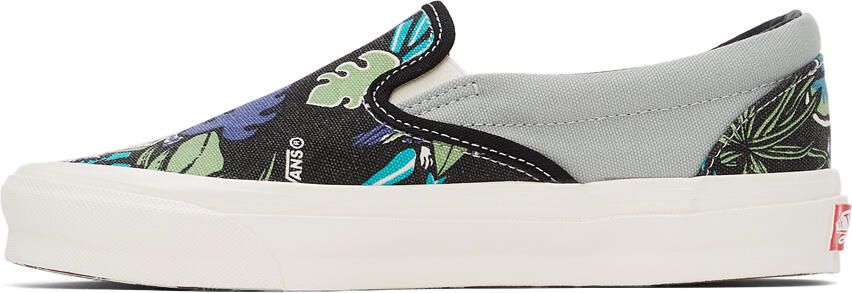 Vans Black Parrot OG Classic Slip-On LX Sneakers - Picture 4