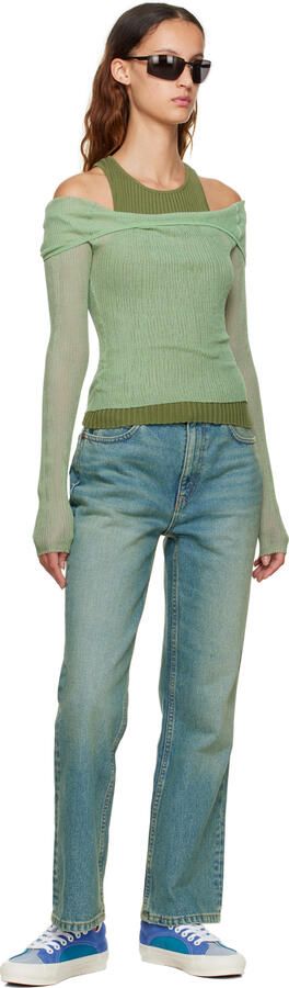 Vans Blue OG Lampin LX Sneakers - Picture 4