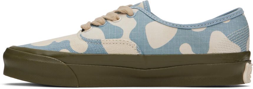 Vans Off-White & Blue OG Style 50 Sneakers - Picture 7