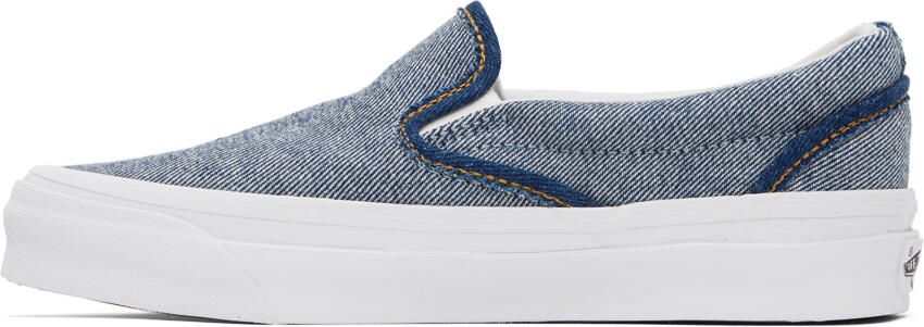 Vans Blue Vault UA OG Classic Slip-On LX Sneakers - Picture 4
