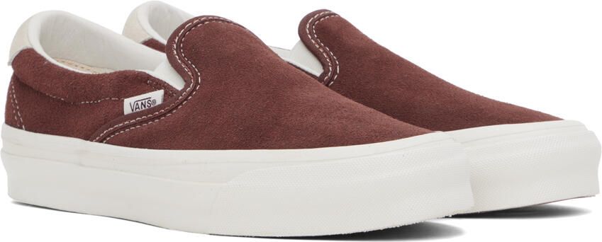 Vans Brown OG Slip-On 59 LX Sneakers - Picture 2