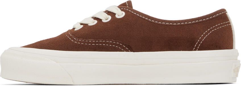 Vans Brown OG Authentic LX Sneakers - Picture 4