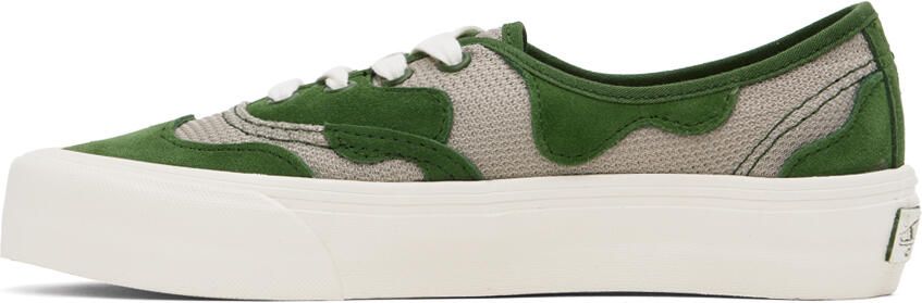 Vans Green & Beige Authentic VR3 Sneakers - Picture 6