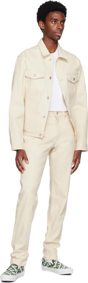 Vans Green & Off-White BILLY's TOKYO Edition OG Classic Slip-On Sneakers - Picture 3