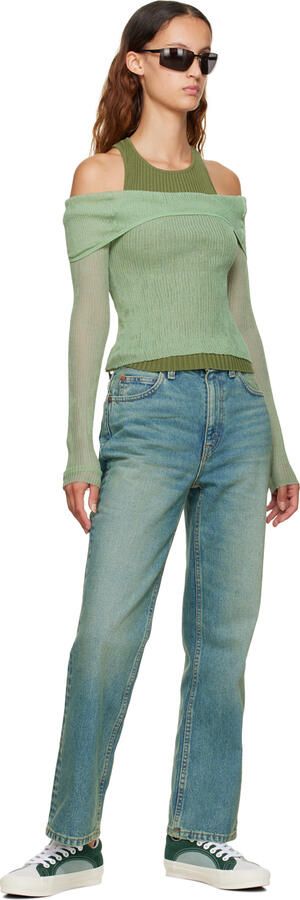 Vans Green OG Lampin LX Sneakers - Picture 4