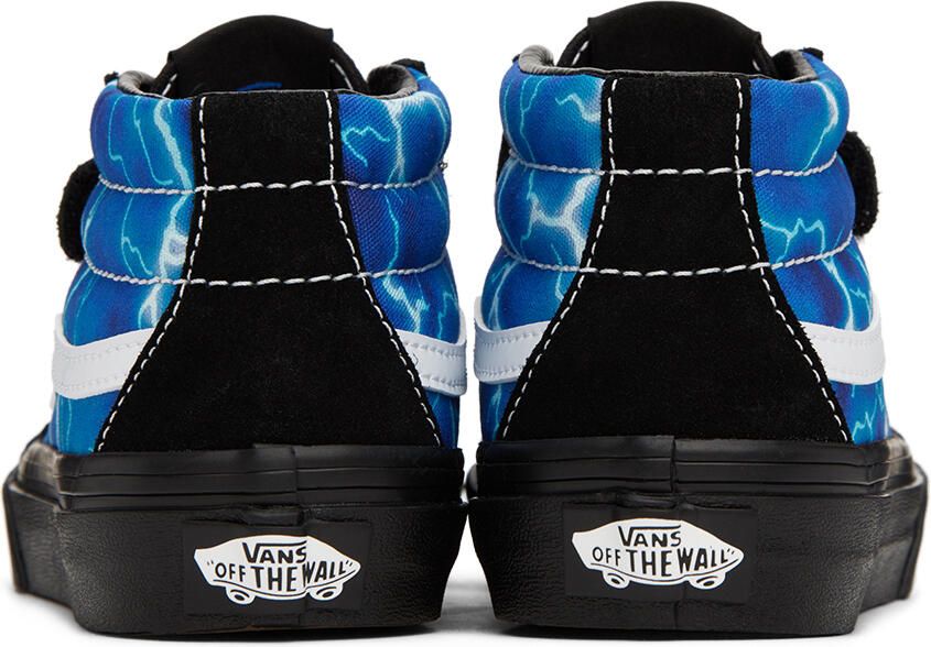 Vans Kids Black & Blue Sk8-Mid Reissue Little Kids Sneakers