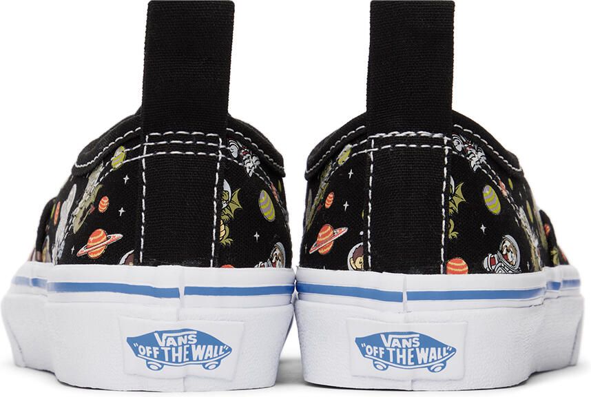 Vans Kids Black Authentic Elas Little Kids Sneakers