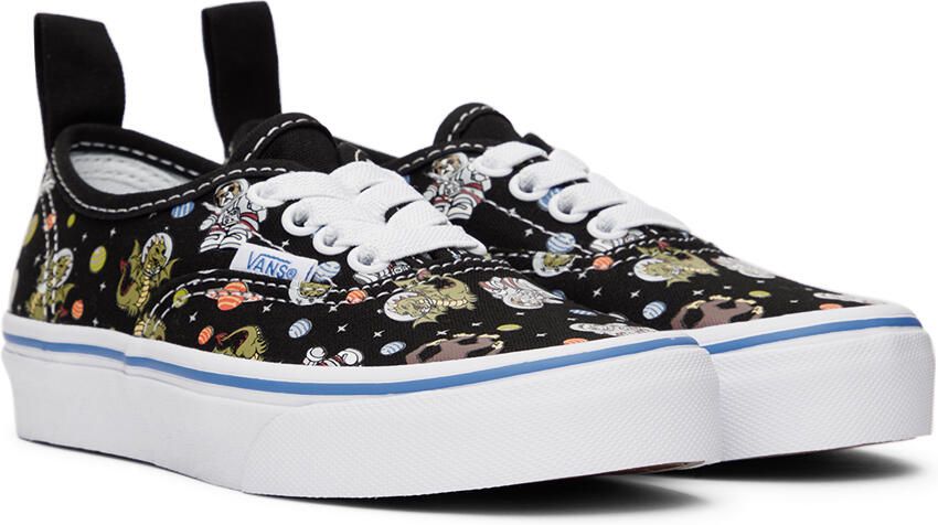 Vans Kids Black Authentic Elas Little Kids Sneakers - Picture 2