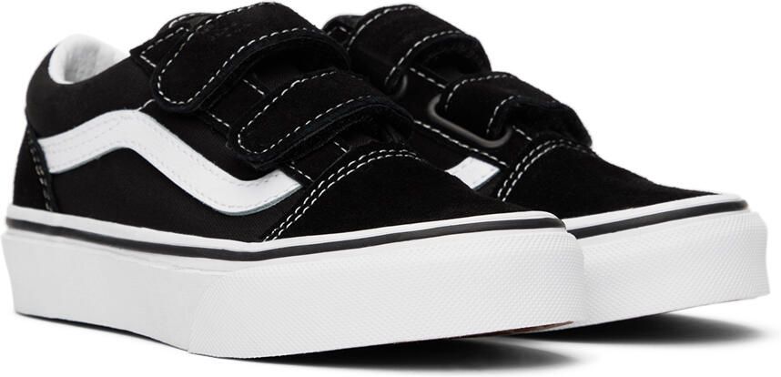 Vans Kids Black Old Skool V Little Kids Sneakers - Picture 2