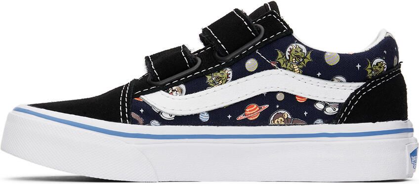 Vans Kids Black Old Skool V Little Kids Sneakers - Picture 3