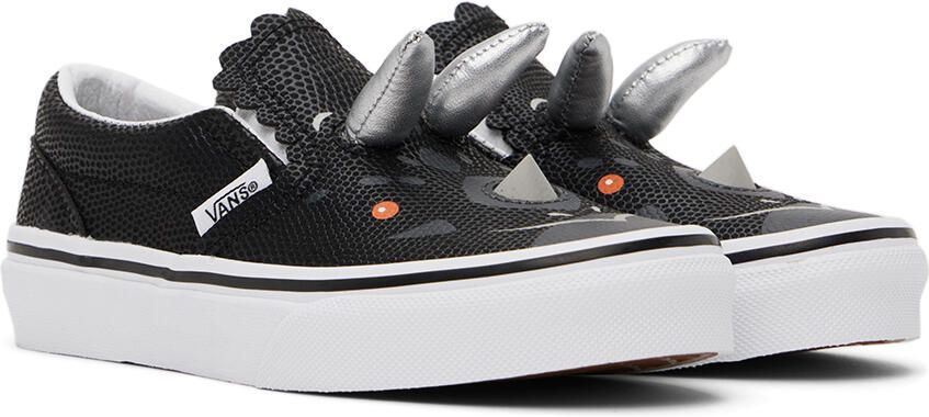 Vans Kids Black Triceratops Slip-On Sneakers - Picture 2