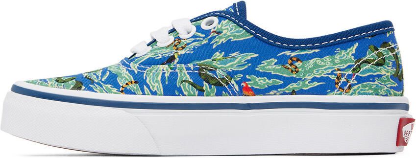 Vans Kids Blue Authentic Little Kids Sneakers - Picture 3