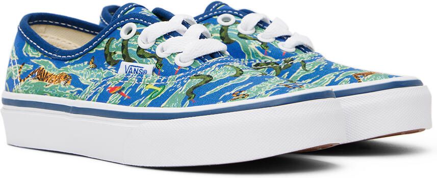 Vans Kids Blue Authentic Little Kids Sneakers - Picture 2