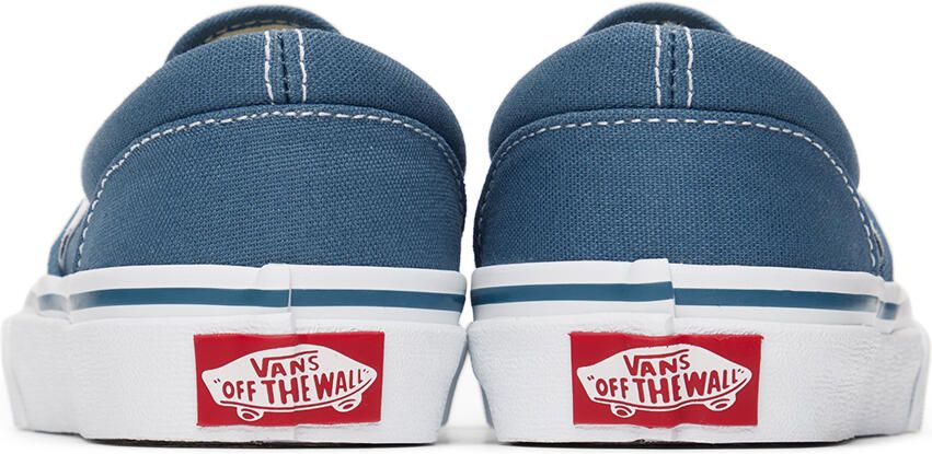 Vans Kids Blue Classic Slip-On Little Kids Sneakers