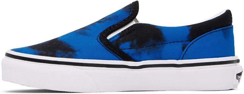 Vans Kids Blue Classic Slip-On Little Kids Sneakers - Picture 3
