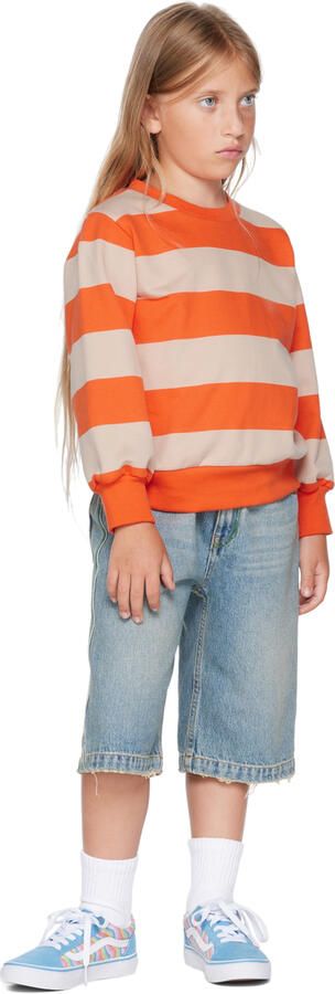 Vans Kids Blue Old Skool Sneakers - Picture 4