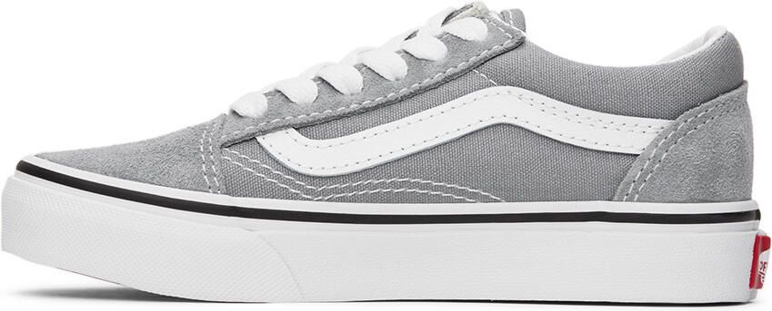Vans Kids Gray Old Skool Little Kids Sneakers - Picture 3