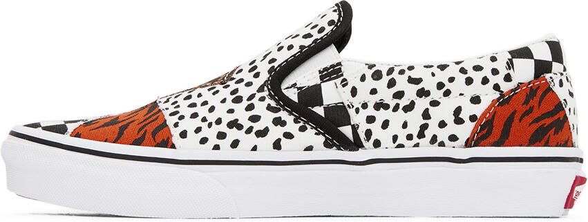 Vans Kids Multicolor Classic Slip-On Big Kids Sneakers - Picture 3