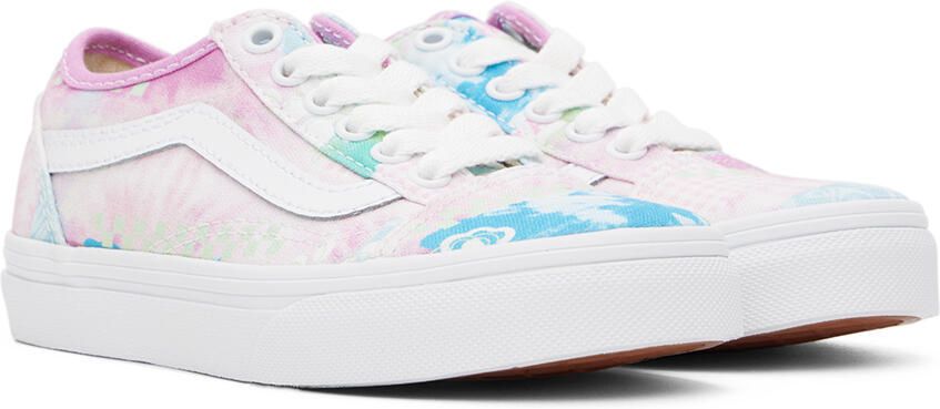 Vans Kids Multicolor Old Skool Tape Little Kids Sneakers - Picture 2