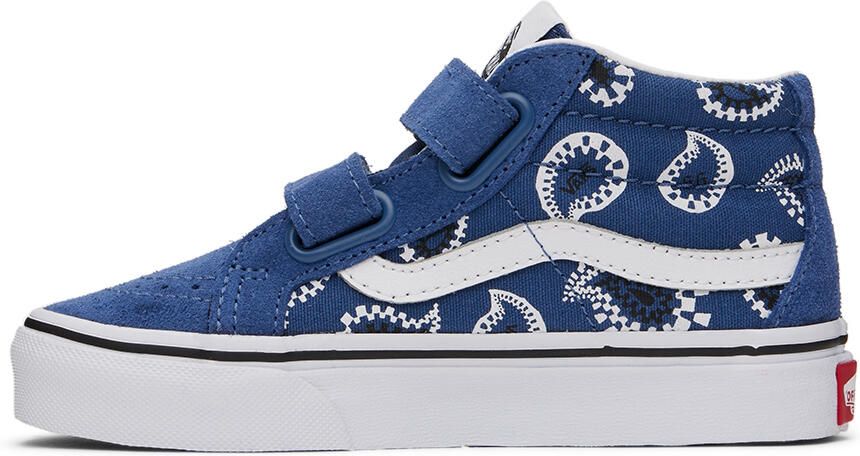 Vans Kids Navy SK8-Mid Reissue V Little Kids Sneakers - Picture 3