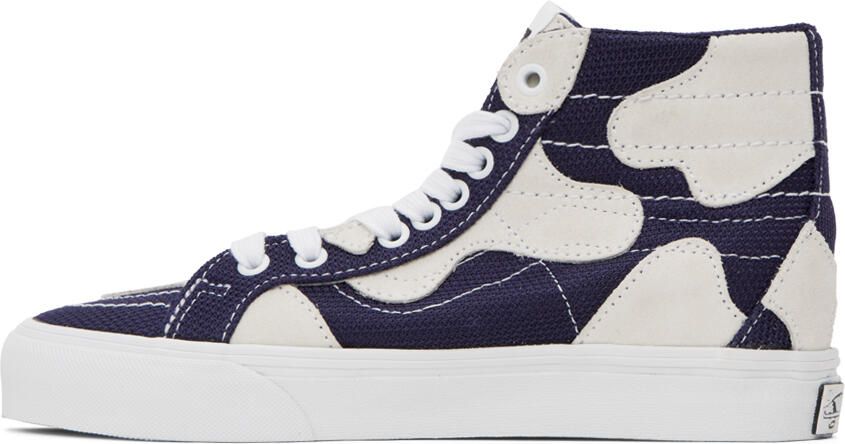 Vans Navy & Off-White Sk8-Hi WP VR3 LX Sneakers - Picture 3