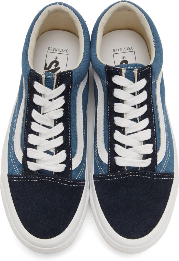 Vans Navy & Blue Old Skool Sneakers - Picture 2