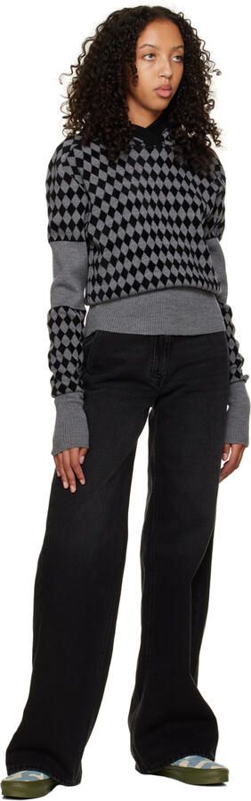 Vans Off-White & Blue OG Style 50 Sneakers - Picture 8