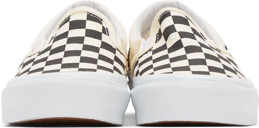 Vans Off-White & Black OG Classic Slip-On LX Sneakers - Picture 5