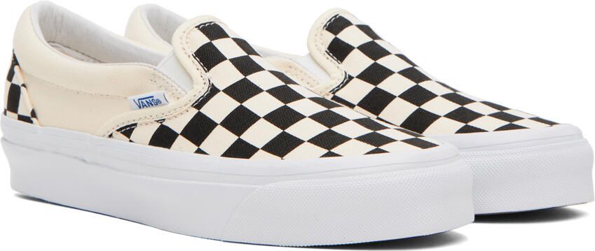 Vans Off-White & Black OG Classic Slip-On LX Sneakers - Picture 7
